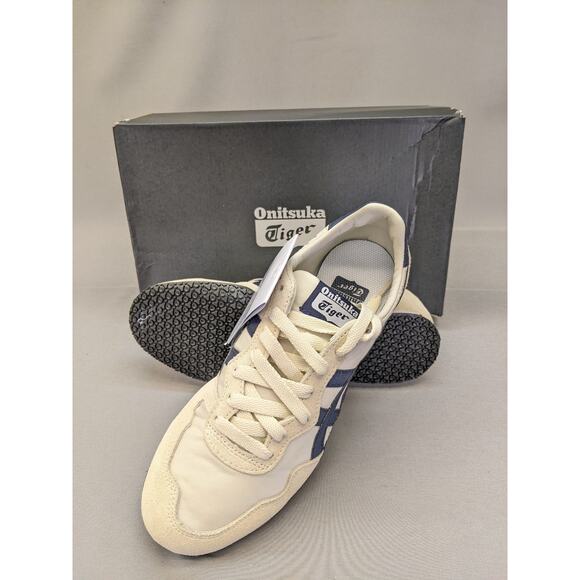 Onitsuka Tiger SERRANO 1183B400 200 Birch/Peacoat, Size US 5.5, Minor Box Damage - Picture 2 of 12